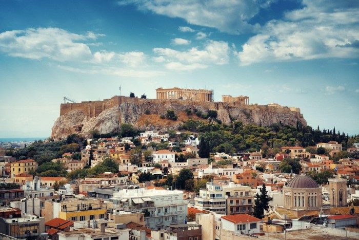 Athens skyline rooftop view, Greece