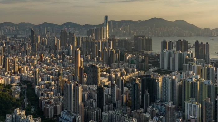 General view of Hong Kong’s cityscape