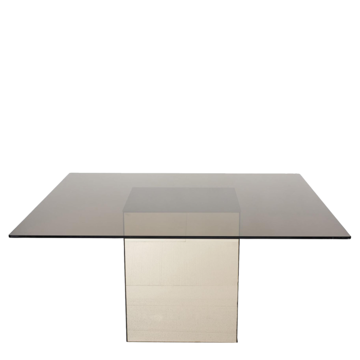 Blok glass dining table, 1970, £2,668