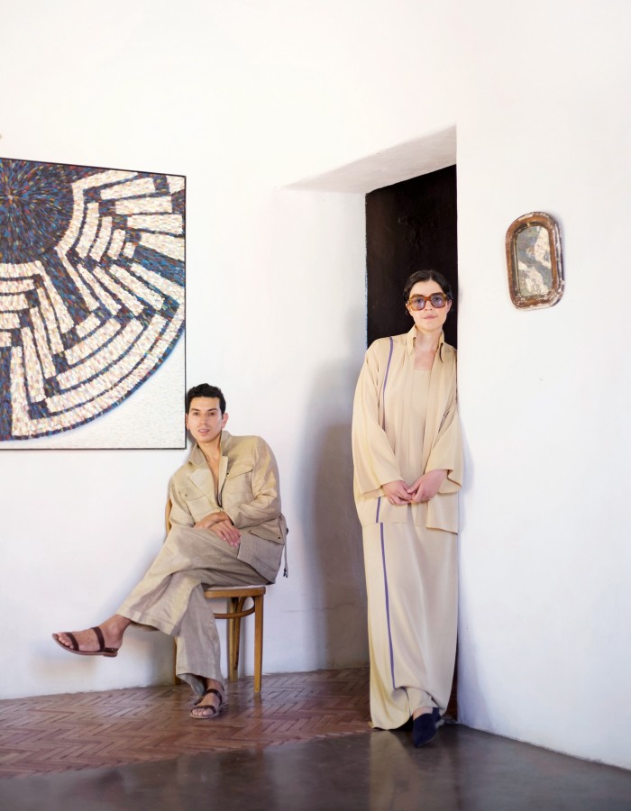 Roberto Cowan and Salima Boufelfel in Desert Vintage