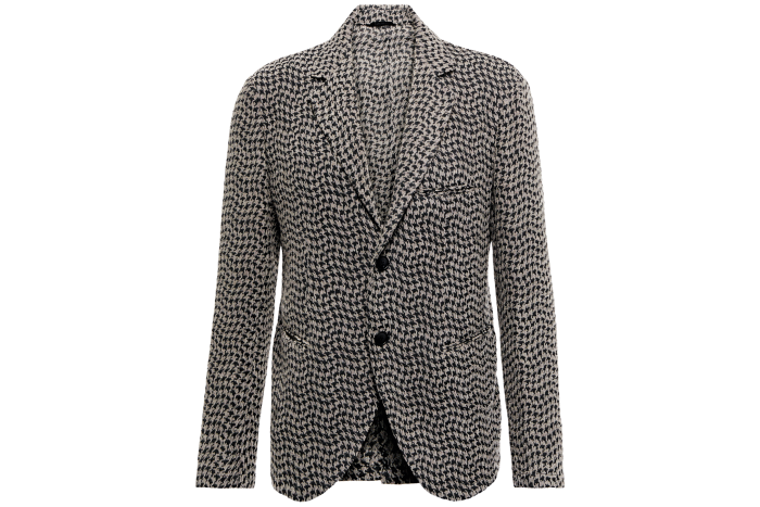 Giorgio Armani wool-mix jacquard blazer, £1,900, mytheresa.com
