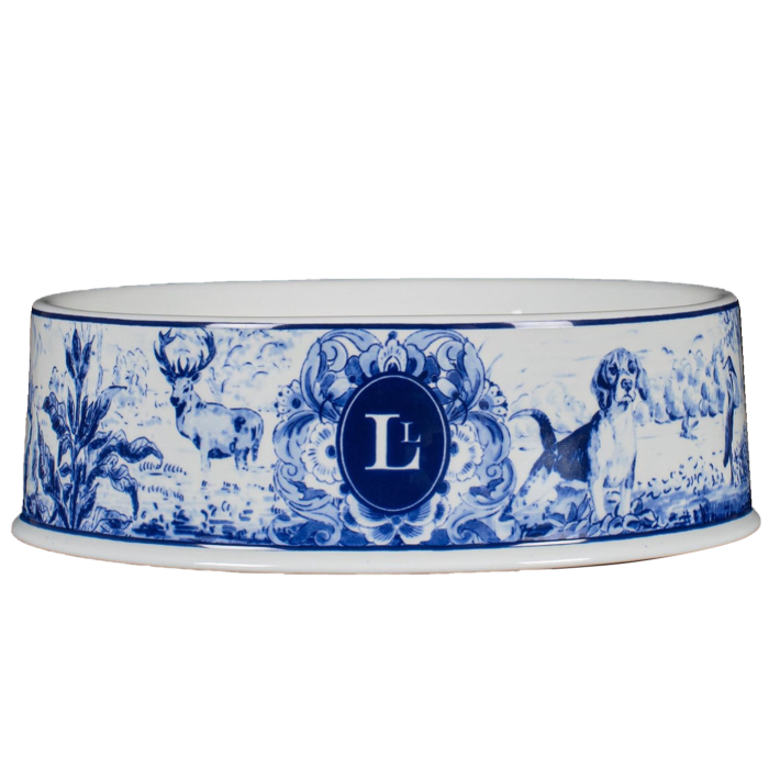 Royal Delft Enchanted Forest dog bowl, from €150