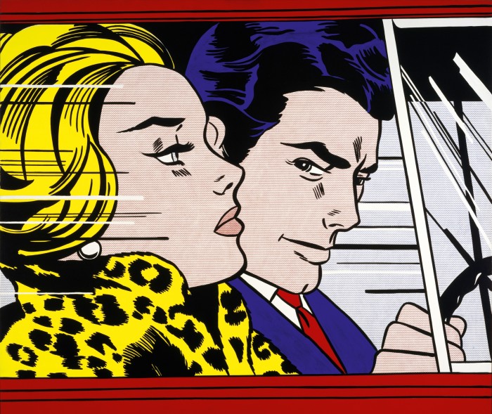 In the Car, 1963, by Roy Lichtenstein