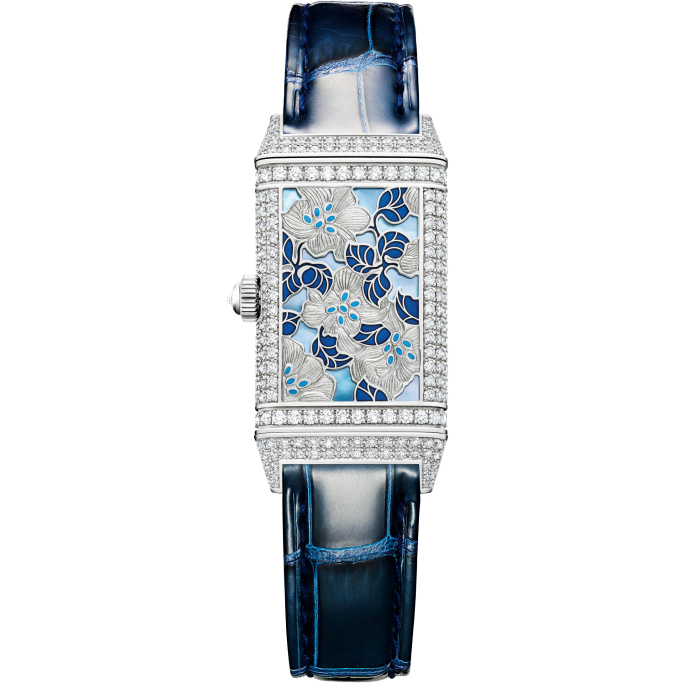 Jaeger-LeCoultre white-gold and diamond Reverso One Precious Flowers, €100,000