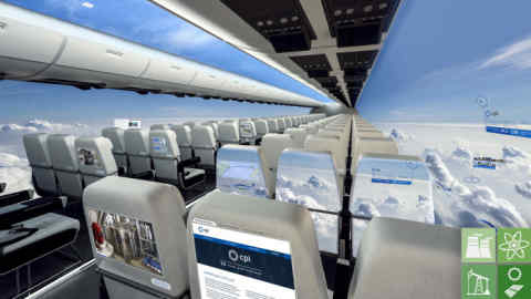 Windowless plane concept