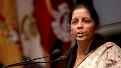 Indian defence minister Nirmala Sitharaman briefs media about militant attack at Sunjwan Army camp in Jammu on February 12, 2018. Pakistan &quot;will pay&quot; for an attack on an army base in Indian-administered Kashmir that killed nine including five soldiers and a civilian, India's defence minister said on February 12. / AFP PHOTO / Rakesh BAKSHIRAKESH BAKSHI/AFP/Getty Images