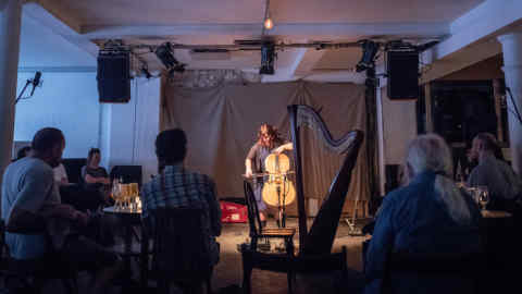 Judith Hamann performs on the cello at Cafe Oto in Dalston tonight.