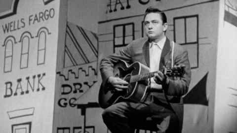 Johnny Cash performs c1965