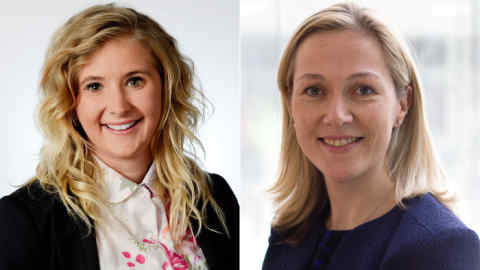 Faces of cyber security: Holly Rostill, left, and Claire Reid
