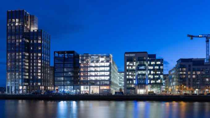 J P Morgan offices in Capital Dock ,Dublin - supplied