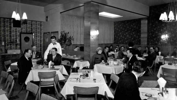 Customers at the Cosmo in 1965