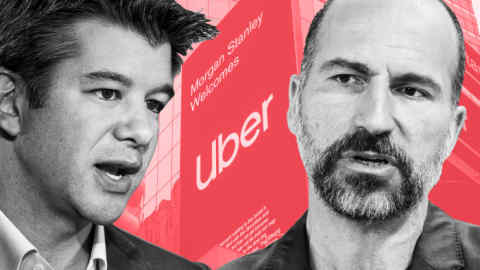 Travis Kalanick, left, and Dara Khosrowshahi, right, have largely settled into a detente