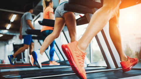 Picture of people running on treadmill in gym. Health, strength. ROYALTY-FREE STOCK PHOTO Picture of people running on treadmill in gym DOWNLOAD PREVIEW Picture of people doing cardio training on treadmill in gym Photo Taken On: September 03rd, 2017 cardio,gym,people,training,treadmill,active,activity,adult,athlete,athletic,attractive,body,care,closeup,club,exercise,female,fit,fitness,healthy More ID 102422591 © Andor Bujdoso | Dreamstime.com