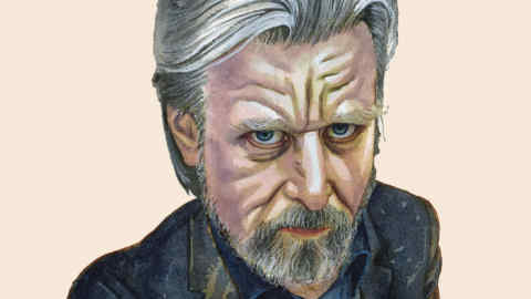 James Ferguson's illustration of Karl Ove Knausgaard