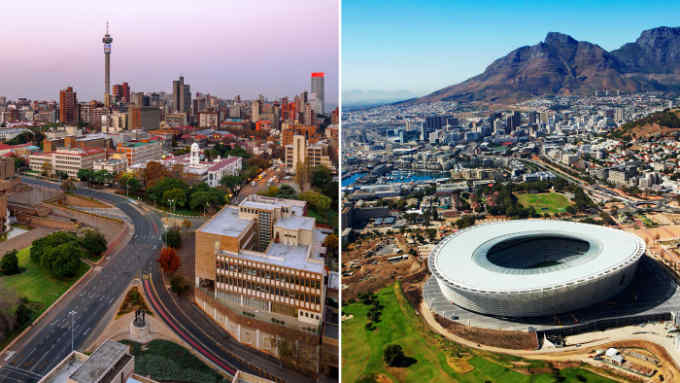 City stats: Johannesburg versus Cape Town