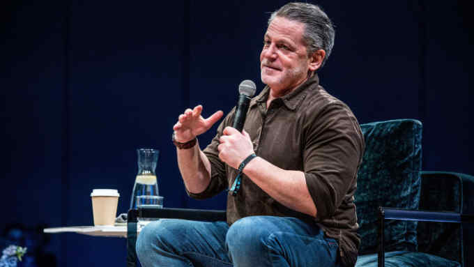 Dan Gilbert seen on day two of Summit LA17 in Downtown Los Angeles's Historic Broadway Theater District on Saturday, Nov. 4, 2017, in Los Angeles. (Photo by Amy Harris/Invision/AP)