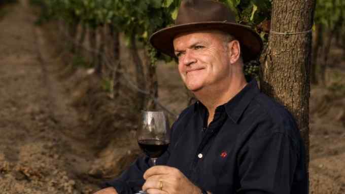 Portrait of David Smith owner of Sonvida Vineyards. Taken at his vineyard in La Consulta Mendoza Province Argentina. 22/1/2011