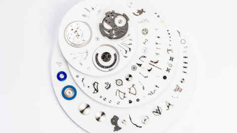 Deconstructed watch for the Financial Times (FT) at Louis Vuitton La Fabrique du Temps, Switzerland, Friday May 3 2019.  (KEYSTONE/Valentin Flauraud)