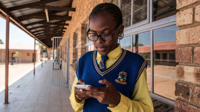 Personal tuition: Sabani Mtule uses Siyavula, a new adaptive learning tool
