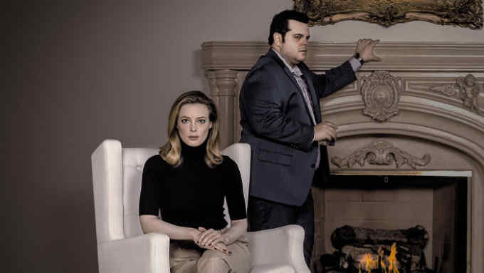 Gillian Jacobs and Josh Gad from 'Blood Ties'