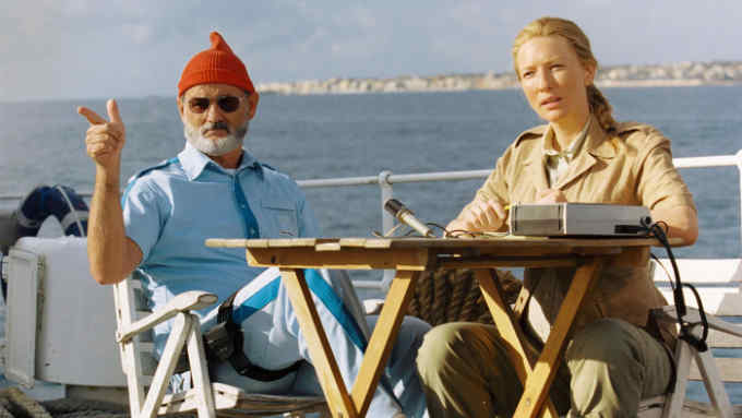 Editorial use only. No book cover usage. Mandatory Credit: Photo by Philippe Antonello/Touchstone Pictures/Kobal/REX/Shutterstock (5885852l) Bill Murray, Cate Blanchett The Life Aquatic With Steve Zissou - 2004 Director: Wes Anderson Touchstone Pictures USA Scene Still Action/Comedy La Vie aquatique