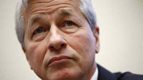 FILE - In this April 10, 2019, photo JPMorgan Chase chairman and CEO Jamie Dimon testifies before the House Financial Services Committee during a hearing on Capitol Hill in Washington. A group of influential CEOs, which included Dimon, is changing its view on corporations, saying it‚Äôs no longer just about shareholders. The Business Roundtable said Monday, Aug. 19, that its new statement on ‚Äúthe purpose of a corporation‚Äù emphasizes that all stakeholders are important, which includes workers, suppliers, customers and the communities their businesses are in. (AP Photo/Patrick Semansky, File)