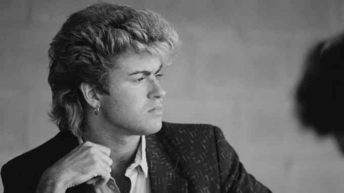 George Michael during Wham!'s 1985 world tour