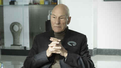 Pictured: Patrick Stewart as Jean-Luc Picard of the the CBS All Access series STAR TREK: PICARD. Photo Cr: Trae Patton/CBS ©2019 CBS Interactive, Inc. All Rights Reserved.