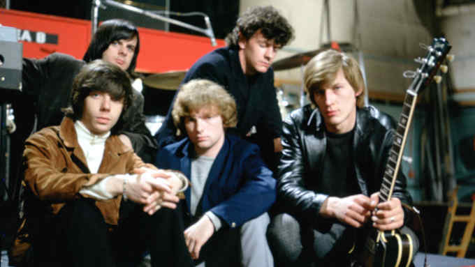 Van Morrison, centre, with Them in the 1960s