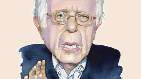 James Ferguson illustration of Bernie Sanders