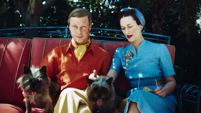 The Duke and Duchess of Windsor at their home, the Château de la Croë in Cap d’Antibes, Cannes, January 1939 Bettmann Archive
