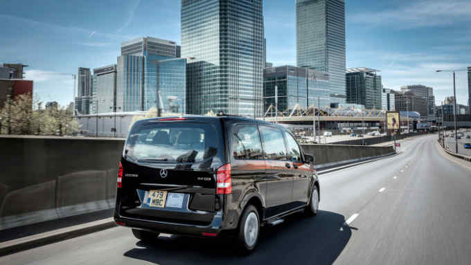 Fuel economy: Mercedes-Benz’s low-emission Vito taxi. Cities need environmentally friendly cars as populations grow
