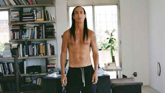 Rick Owens in his Venice apartment