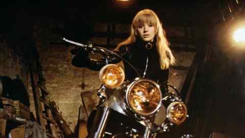 The mood: Marianne Faithfull on the set of The Girl on a Motorcycle, 1968