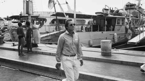 The inspiration: Jack Nicholson in St Tropez in 1976