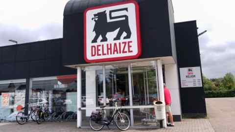 Exterior of a Delhaize store