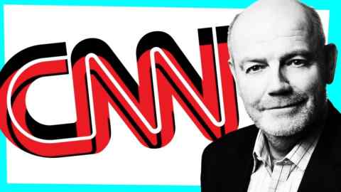 Montage of Mark Thompson and CNN logo