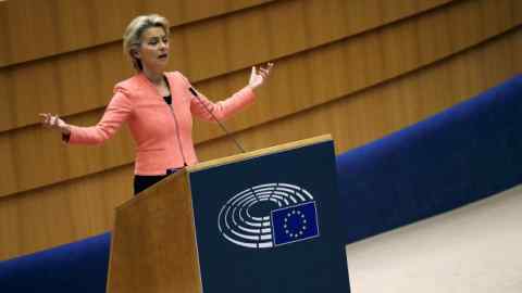 Ursula von der Leyen conjured up the image of a new industrial landscape of 'hydrogen valleys', but it could take many years to scale up green production of the gas