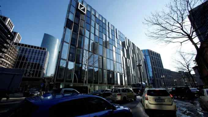 The headquarters of the Deutsche Bank’s DWS Asset Management