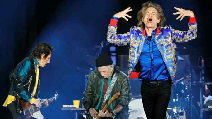 The Rolling Stones on stage
