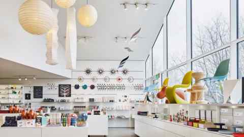 The shop at the Frank Gehry-designed Vitra Design Museum