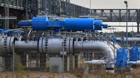 Uniper natural gas storage facility in Germany
