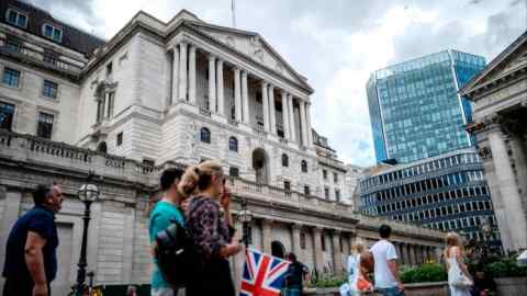 Exterior of the Bank of England
