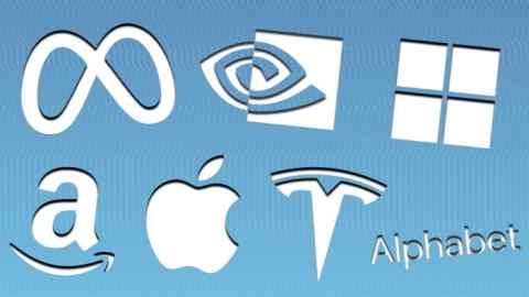 Montage of tech companies’ logos
