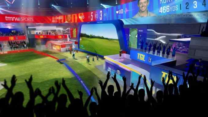 TGL - The concept involves six teams of three players facing off each Monday night for a two-hour game played on a golf simulator