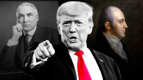 Warren Harding, Donald Trump and Aaron Burr