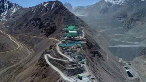 Anglo American’s Los Bronces copper plant in Chile