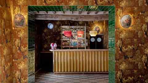 Casa Newton’s bar showcases the hotel’s late-’70s Milan vibe