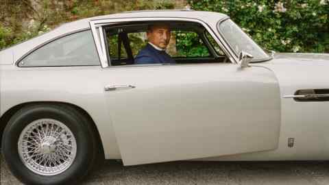 Ephson in his 1964 Aston Martin DB5