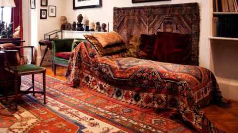 Sigmund Freud’s psychoanalytic couch at the Freud Museum London